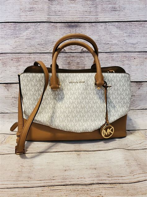 savannah large satchel michael kors|Savannah Large Signature Logo Satchel .